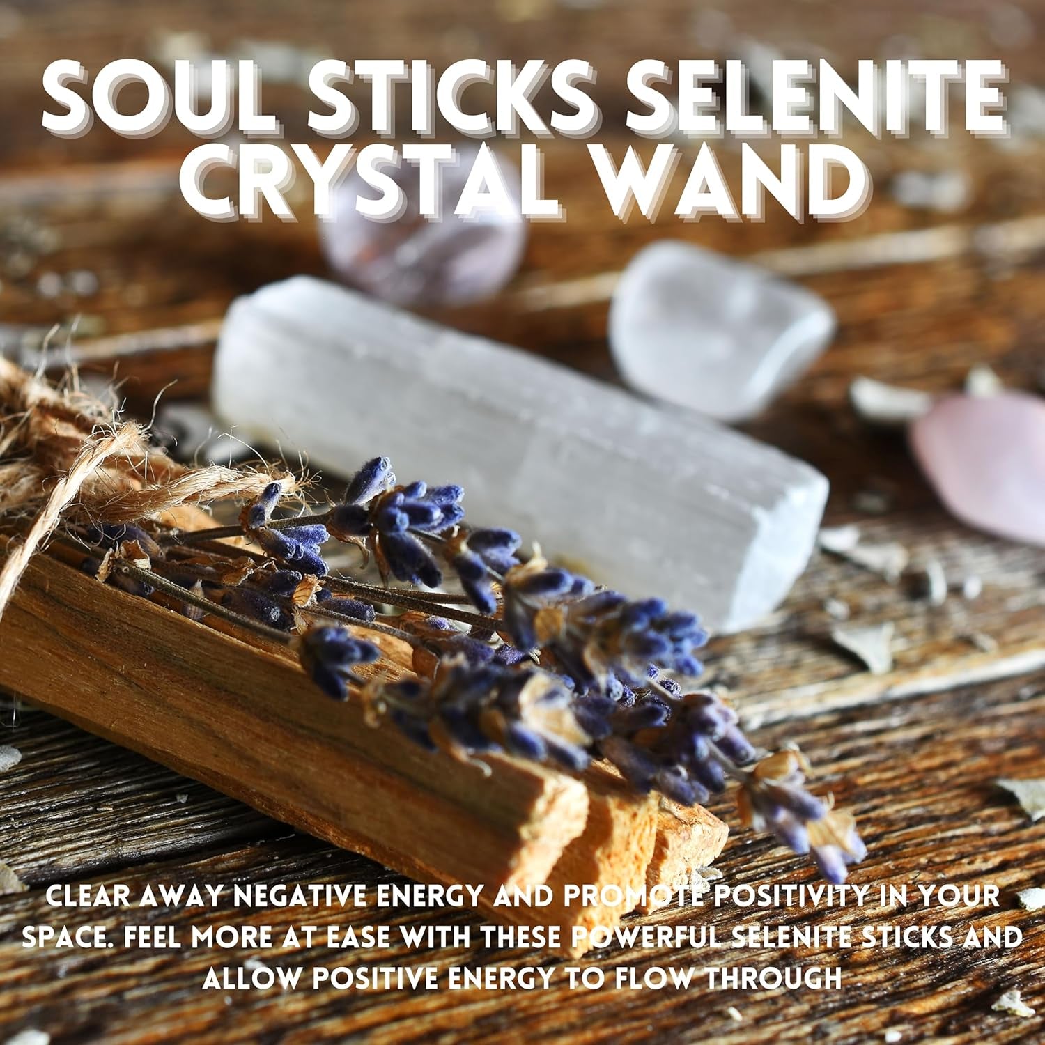 4 Selenite Crystal Wand | Variety Pack Selenite Sticks for Healing | Reiki & Metaphysical Energy Drawing | Wicca Altar Crystals Stick Healing Reiki Home Witchcraft Supplies - Pack of 20